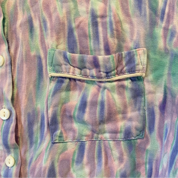 Forever 21 Retro Button Down Crop Top - Size Large - Picture 2 of 11